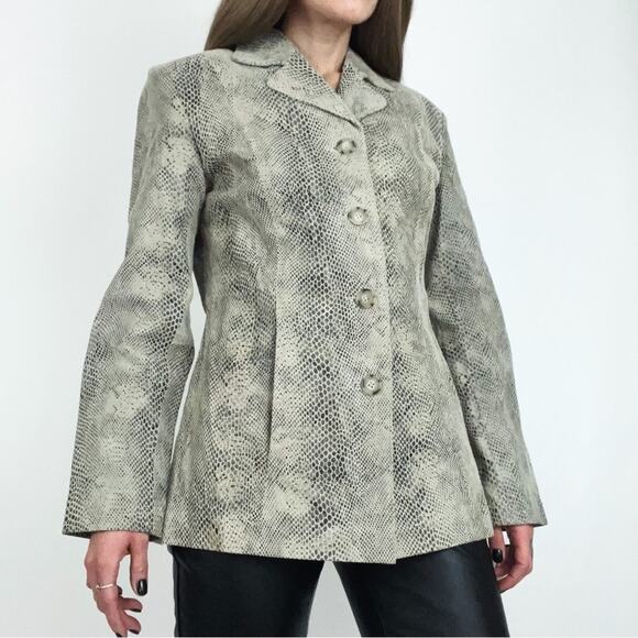 Vintage Deadstock Genuine Leather Snakeskin Jacket - Picture 2 of 13